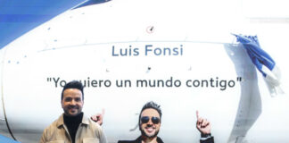 El cantante Luis Fonsi dará nombre a un avión de la aerolínea española Air Europa