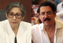 Diputada Maribel Espinoza cuestiona la moral pública del Mel Zelaya y lo acusa de recibir dinero del narco