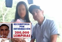 Recompensa de 200 mil lempiras por información sobre hondureño que causó la muerte de su pareja de 15 años
