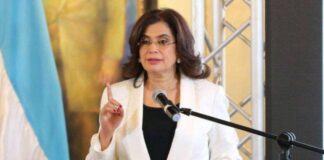 Rixi Moncada afirma que el compromiso de llevar la CICIH es firme e inquebrantable