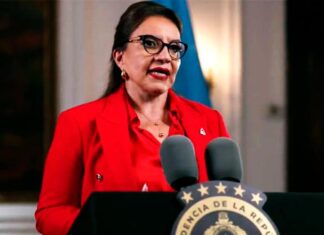 La presidenta Xiomara Castro expresa su «solidaridad» por la muerte de Sebastián Piñera