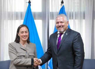 Canciller Reina recibe Cartas Credenciales de la Representante de ACNUR en Honduras