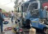 Sube a 19 el número de muertos en brutal choque de buses en San Juan de Opoa, Copán