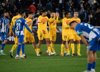 El Barcelona derrota 3-1 al Alavés en Mendizorroza