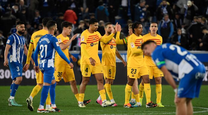 El Barcelona derrota 3-1 al Alavés en Mendizorroza