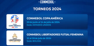 La Conmebol define las sedes de sus torneos en 2024