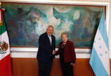 Canciller Enrique Reina se reúne con su homóloga de México para abordar migración e intercambio comercial