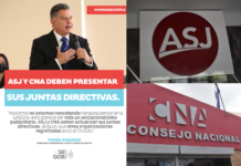 El gobierno le pide a la ASJ y CNA registrar juntas directivas