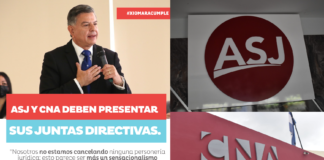 El gobierno le pide a la ASJ y CNA registrar juntas directivas