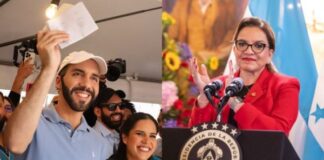 La presidenta de Honduras felicita a Nayib Bukele «por su gran triunfo electoral»