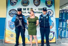 Por golpear a su pareja de 55 años detienen a una mujer en Tela