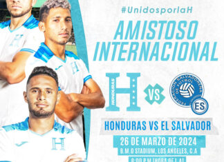 Selección Nacional de Honduras confirma amistoso contra El Salvador para el 26 de marzo