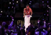Usher, ‘el Rey’ del R&B, homenajeó Michael Jackson durante su espectáculo en el Super Bowl
