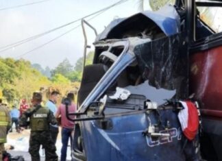 Detención judicial contra dos hombres que provocaron accidente de tránsito en San Juan de Opoa, Copán