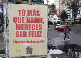 «Tú, más que nadie, mereces ser feliz», le dice Colombia a Shakira en su cumpleaños