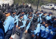 Policía toma el control de accesos a la CSJ por marcha del BOC
