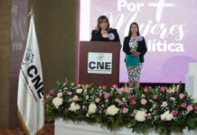 Ana Paola Hall pide calma y paciencia tras cierre del TREP: diferencia entre candidatos es de 515 votos