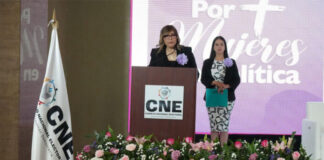 Ana Paola Hall presentó ante el Congreso Nacional la solicitud de reelegirse como consejera del CNE