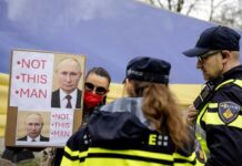 Al menos 74 detenidos en Rusia durante la tercera jornada de las elecciones presidenciales