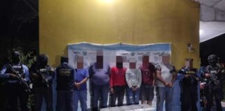 Detiene a seis personas con 20 kilos de cocaína en Colón