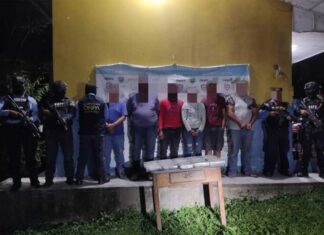 Detiene a seis personas con 20 kilos de cocaína en Colón