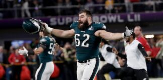 Jason Kelce, leyenda de los Eagles, anuncia su retiro a los 36 años