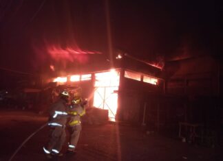 Incendio arrasó con más de 100 puestos del Mercado Municipal de Nacaome