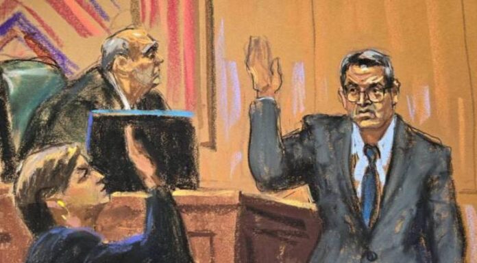 Abogado califica como un acto desesperado que JOH haya subido al estrado en su propio juicio