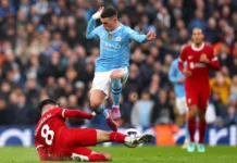 El Liverpool y Manchester City empatan 1-1 y dejan líder al Arsenal