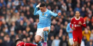 El Liverpool y Manchester City empatan 1-1 y dejan líder al Arsenal