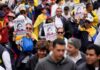 Colombianos protestan en diversas ciudades contra Gustavo Petro y su propuesta de Asamblea Constituyente