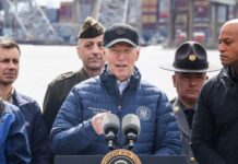 Joe Biden visita el puente de Baltimore: «Sé lo que es perder un pedazo del alma al recibir una llamada»
