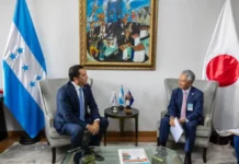 Héctor Zelaya se reune con embajador de Japón para tratar sobre el Ferrocarril Interoceánico