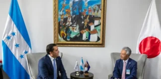 Héctor Zelaya se reune con embajador de Japón para tratar sobre el Ferrocarril Interoceánico