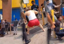 |VÍDEO| Ciudadanos linchan a supuesto ladrón en Tegucigalpa