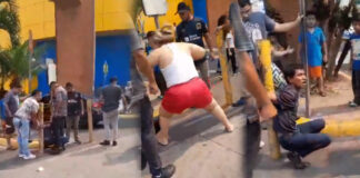 |VÍDEO| Ciudadanos linchan a supuesto ladrón en Tegucigalpa