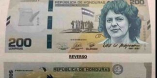 El BCH anuncia la impresión de 20 millones de billetes de L. 200 con la imagen de Bertha Cáceres