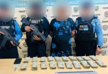 Detienen a mujer con 40 mil dólares en Pavana, Choluteca