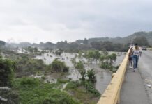 Incomunicadas más de 10 comunidades de La Ceiba por crecida del río Cangrejal
