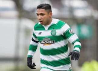 Emilio Izaguirre volverá a jugar con el Celtic en el partido que enfrentarán a las leyendas del Borussia Dortmund