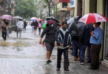 Formación de vaguada producirá lluvias en algunas regiones del país