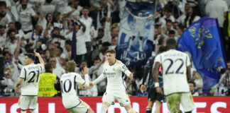 Real Madrid y Manchester City empatan 3-3 por la ida de los 4tos de final de la Champions League