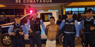 Policía Nacional captura a hombre que asesinó a menor de edad en mercado de Comayagua