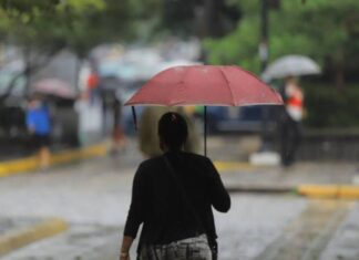 Para este domingo se esperan Lluvias y chubascos de débiles a moderados