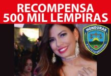 Policía Nacional aumenta a L. 500 mil recompensa por información del paradero de Angie Peña