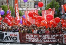 Los trabajadores piden reducción de jornada y mejoras salariales en el 1 de Mayo