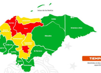 Alerta Roja por tiempo indefinido los departamentos de Cortés y Yoro por contaminación