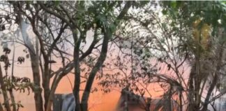 Voraz incendio consume tres viviendas en Ocotillo, Cortés