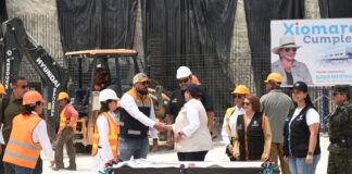 Presentan avance de la construcción del bloque obstétrico neonatal del Hospital de Occidente, en Santa Rosa de Copán