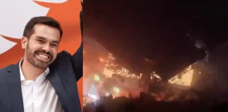 Suman 9 personas muertas y 70 heridos tras caída de templete en evento de Álvarez Máynez